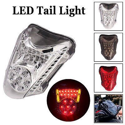Suzuki Hayabusa 2008-2020 Integrated LED Tail Lamp - Smoked/Clear/Red